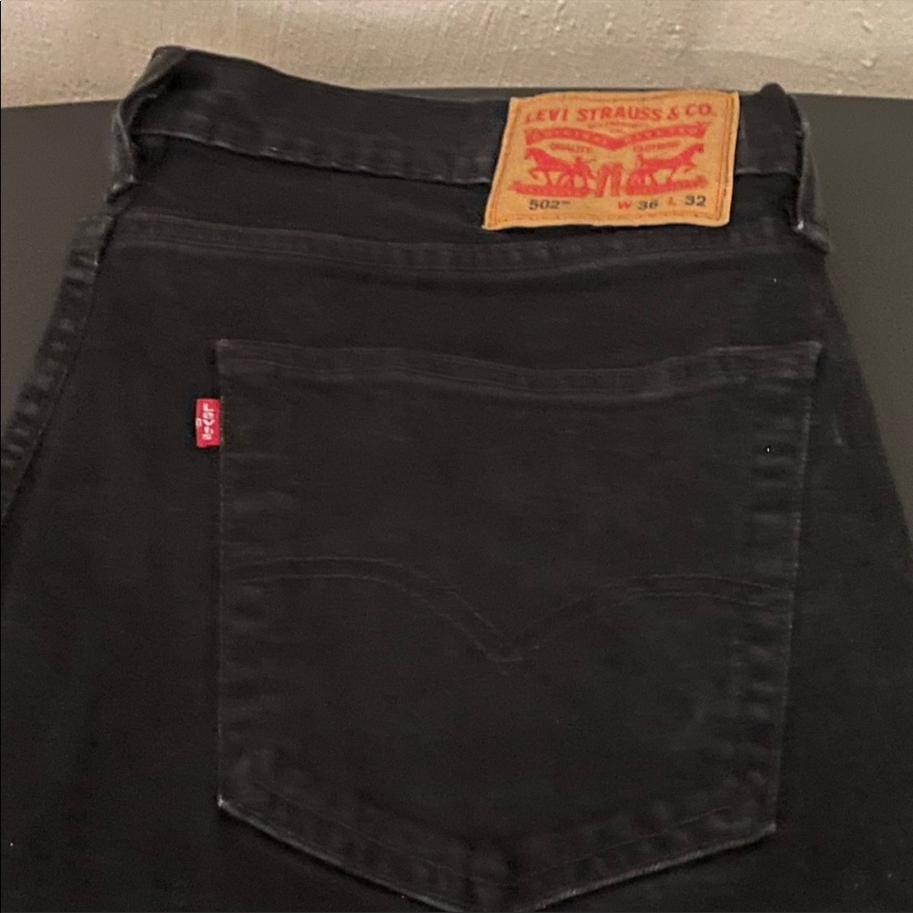 Levi’s black denim jeans